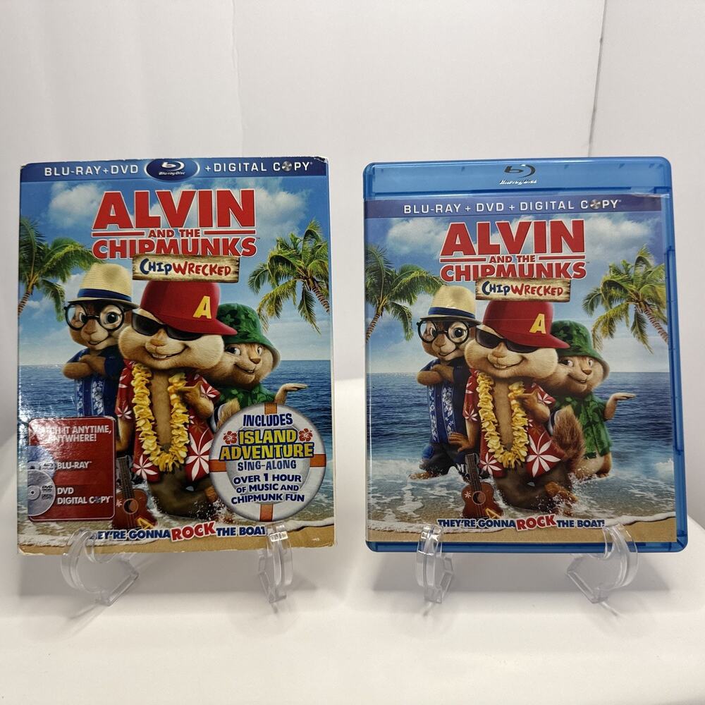 Alvin and the Chipmunks: Chipwrecked Blu-ray Disc, 2012 Read Description